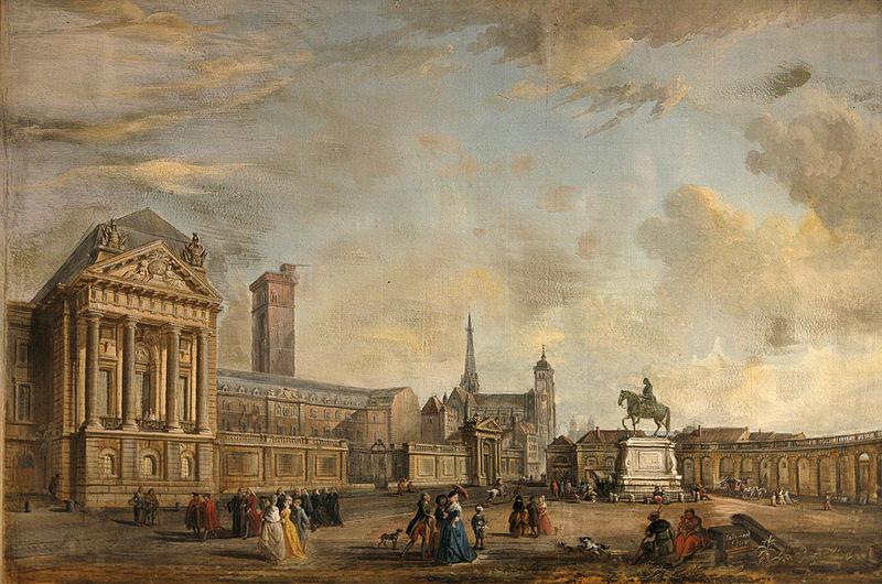 Place Royale de Dijon en 1781, Jean-Baptiste Lallemand